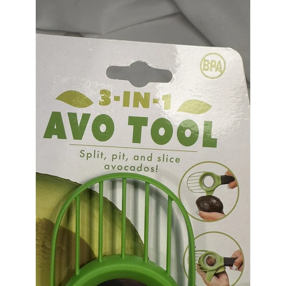 3 N 1‎ avocado tool split pit slice kitchen
